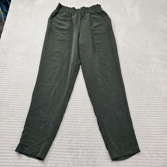 Women's Shinesday Glow‎ Green Elastic waist Pants Size Large - Picture 8 of 14